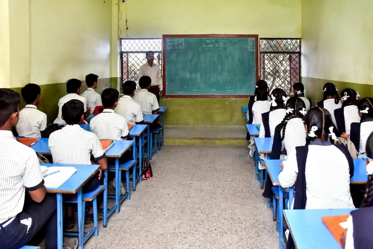 Students in classroom